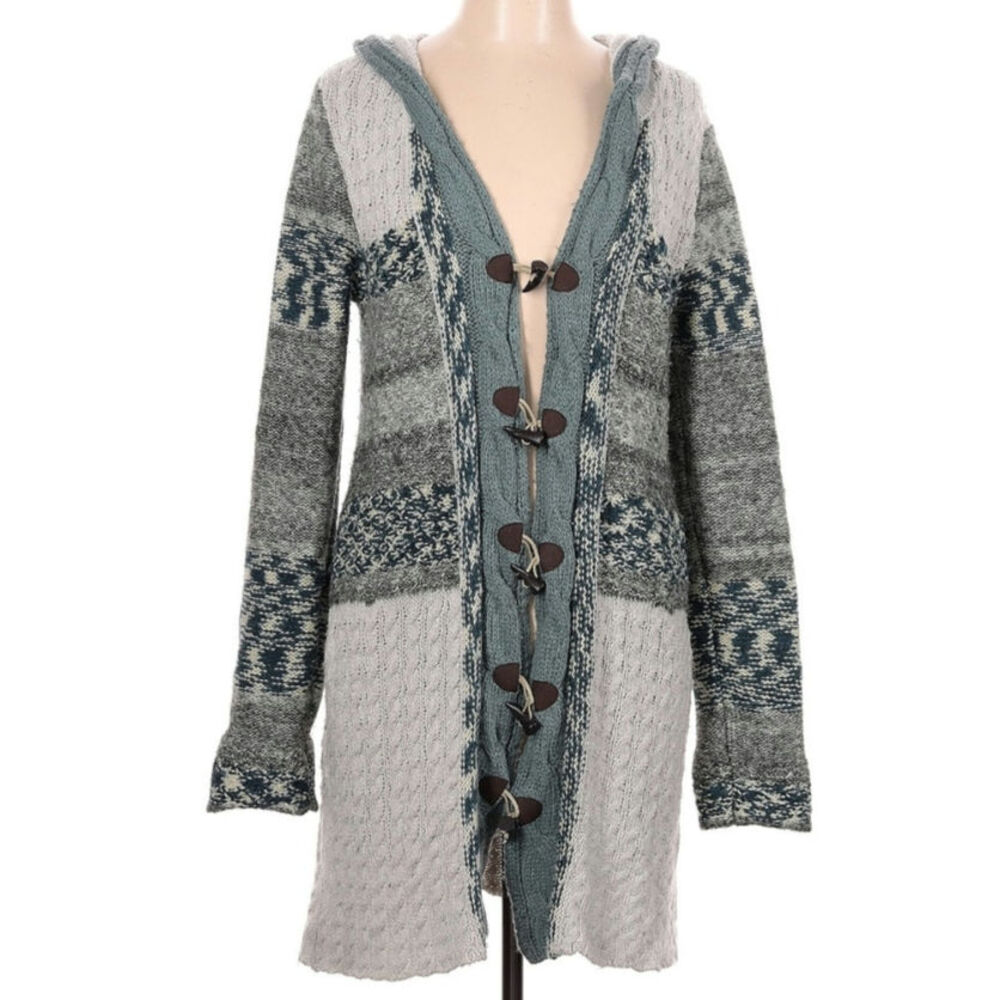 Free People Vintage Nordic Cardigan Sweater